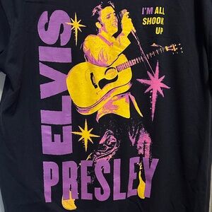 NWOT Elvis Presley Graphic Navy T-Shirt
